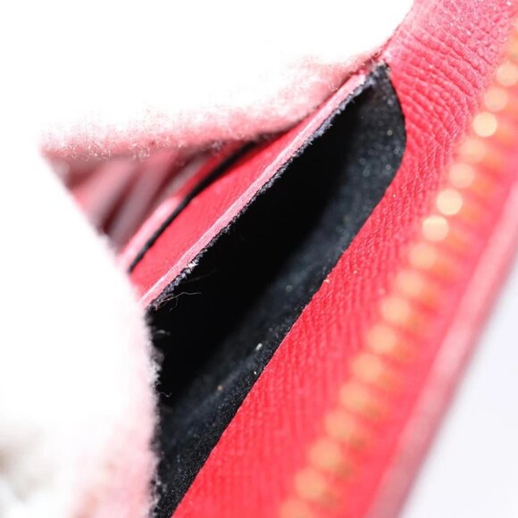 LOUIS VUITTON Epi Agenda Geode Wallet Red M63877 LV Auth 69833 - Picture 11 of 14